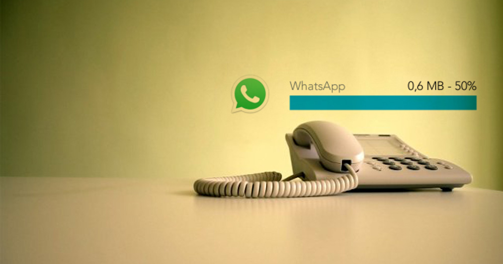 WhatsApp y las llamadas de voz - consumo datos ahorrame.com